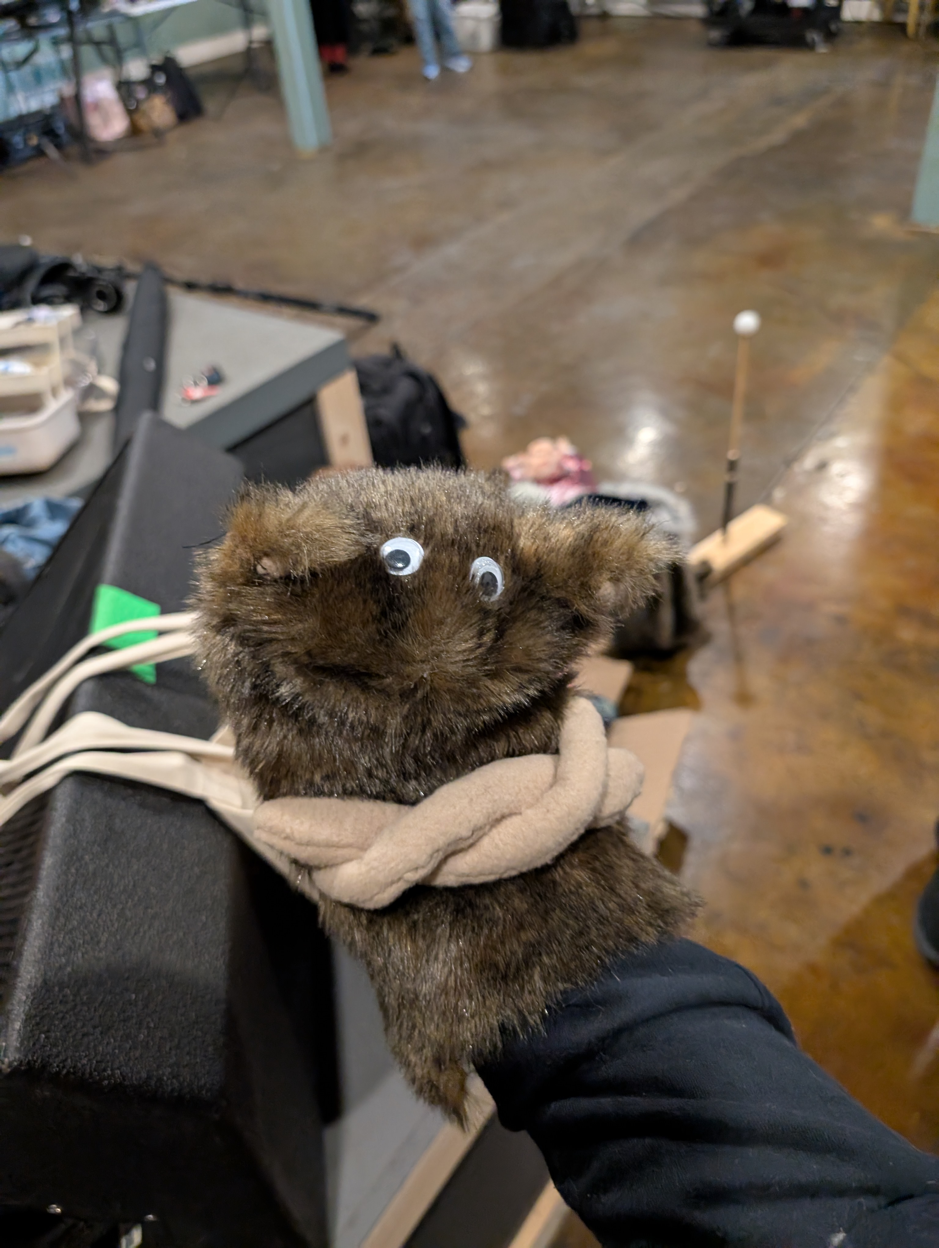 Sick and Twisted rat puppet